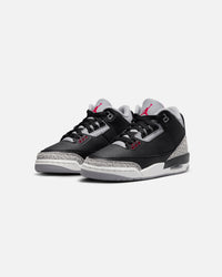 Jordan Kids' Air Jordan 3 Retro (GS) "Black Cement" Black/Fire Red-Cement Grey/Summit White