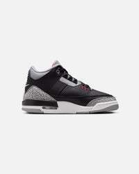 Jordan Kids' Air Jordan 3 Retro (GS) "Black Cement" Black/Fire Red-Cement Grey/Summit White