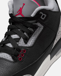 Jordan Kids' Air Jordan 3 Retro (GS) "Black Cement" Black/Fire Red-Cement Grey/Summit White