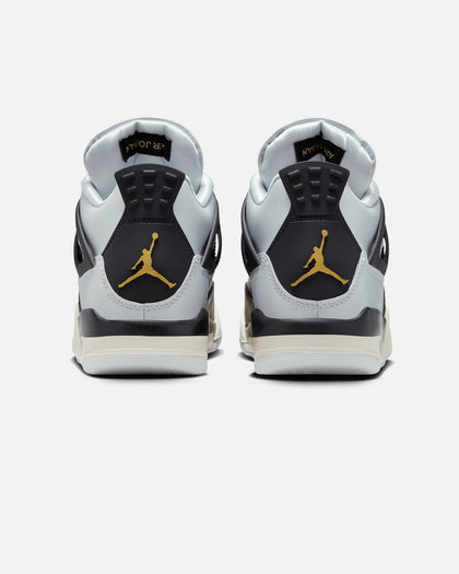 Jordan Kids' Air Jordan 4 Retro (GS) 'Pure Platinum' Pure Platinum/Metallic Gold