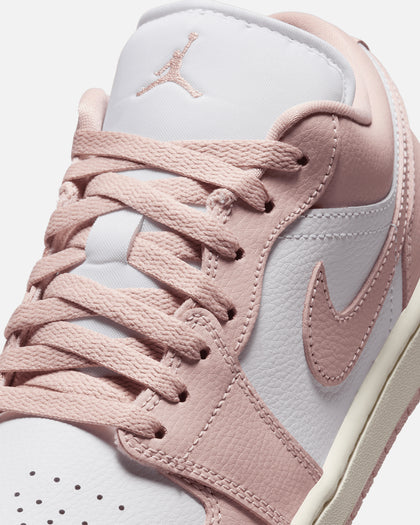 Jordan Women's Air Jordan 1 Low "Strawberry Milk" White/Pink Oxford