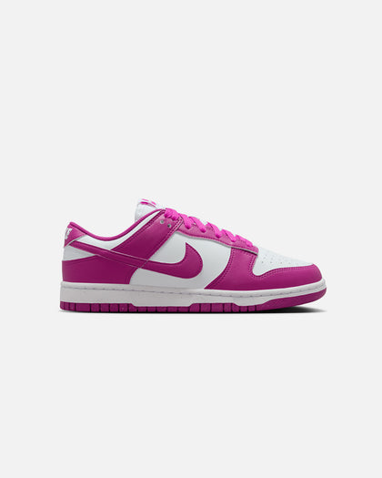 Nike Women's Dunk Low White/Hot Fuchsia