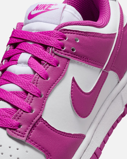 Nike Women's Dunk Low White/Hot Fuchsia