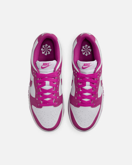 Nike Women's Dunk Low White/Hot Fuchsia