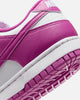 Nike Women's Dunk Low White/Hot Fuchsia