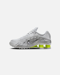 Nike Women's Shox R4 White/White-Metallic Silver