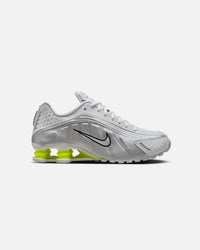 Nike Women's Shox R4 White/White-Metallic Silver