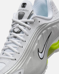Nike Women's Shox R4 White/White-Metallic Silver
