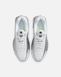 Nike Women's Shox R4 White/White-Metallic Silver
