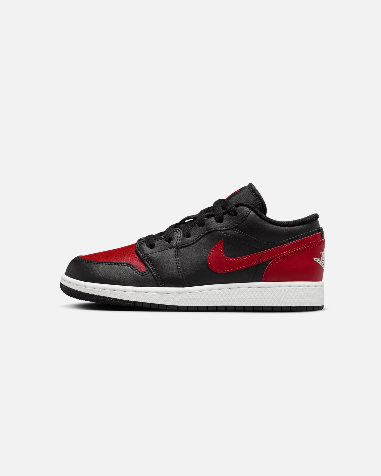 red and black low jordan 1