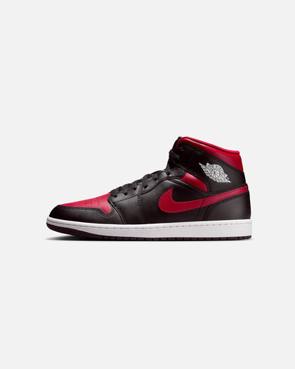 Jordan Air Jordan 1 Mid "Bred" Black/Varisty Red-Summit White