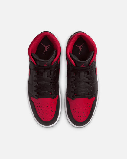 Jordan Air Jordan 1 Mid "Bred" Black/Varisty Red-Summit White