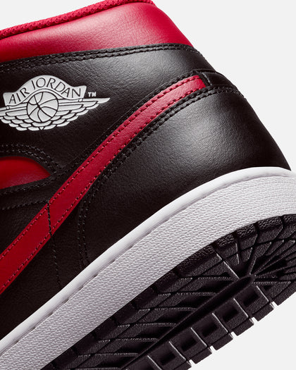 Jordan Air Jordan 1 Mid "Bred" Black/Varisty Red-Summit White
