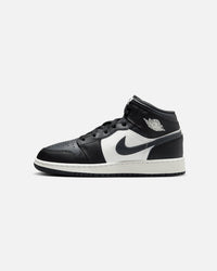 Jordan Kids' Air Jordan 1 Mid (GS) Black/White