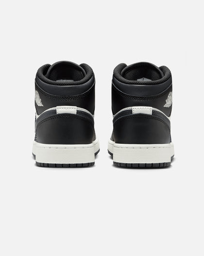 Jordan Kids' Air Jordan 1 Mid (GS) Black/White