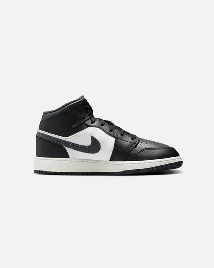 Jordan Kids' Air Jordan 1 Mid (GS) Black/White