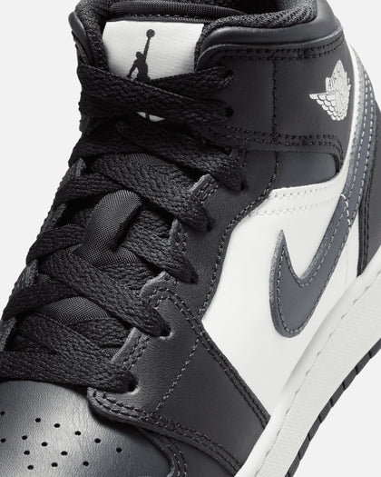 Jordan Kids' Air Jordan 1 Mid (GS) Black/White