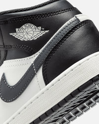 Jordan Kids' Air Jordan 1 Mid (GS) Black/White