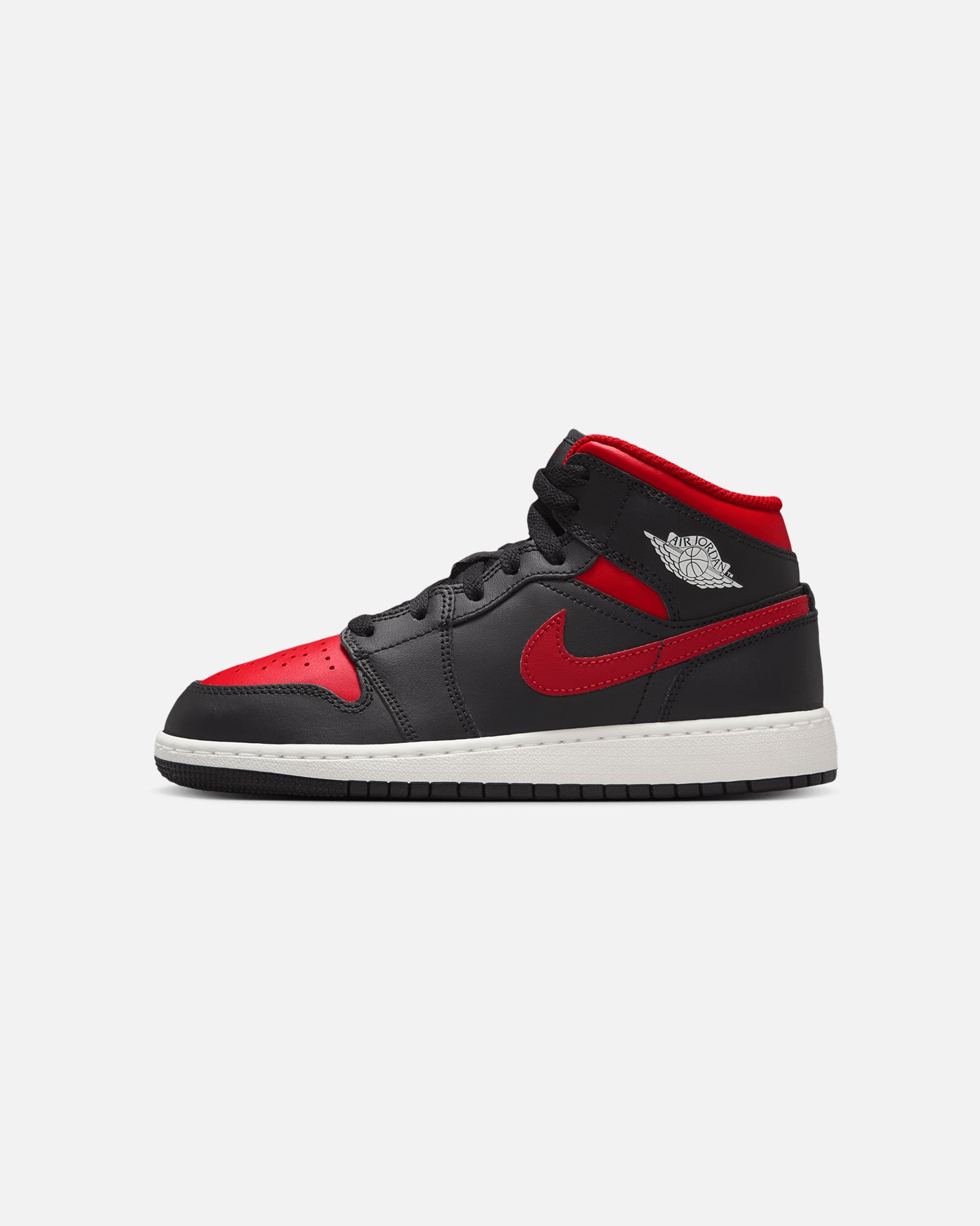 Jordan Kids' Air Jordan Mid (GS) Black/Varsity Red Culture Kings
