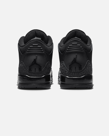 Jordan Kids' Air Jordan 3 Retro (GS) "Black Cat" Black/Charcoal