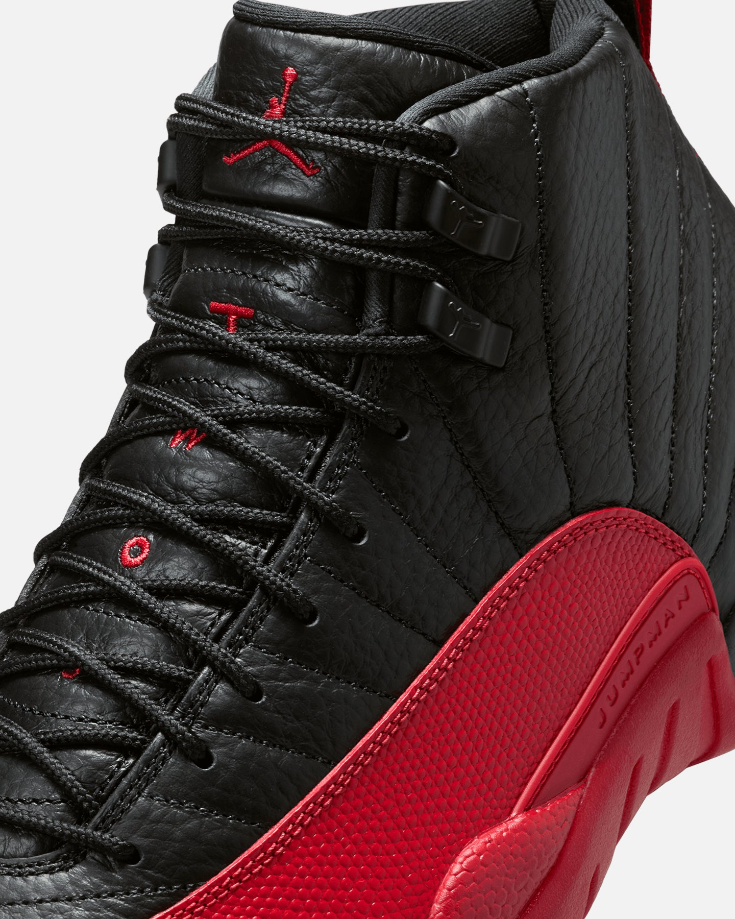 jordan red black 12