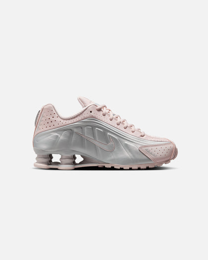 Nike Women's Shox R4 Barely Rose/Metallic Platinum | Culture Kings