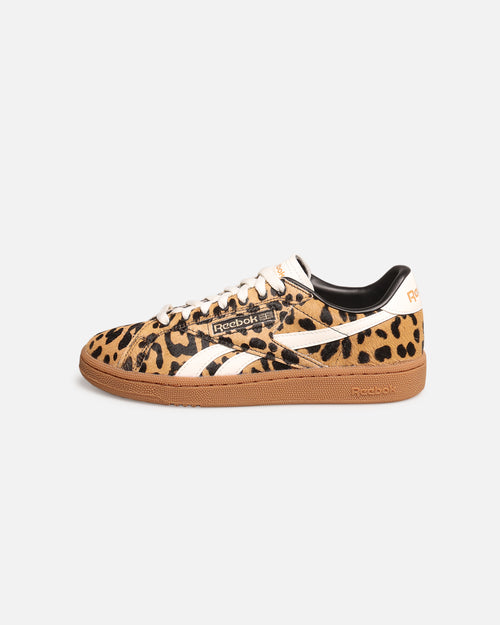 Reebok Women's Club C Grounds UK Cheetah
