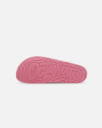 Octavious Marks Cow Fur Clogs Pink