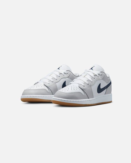 Jordan Kids' Air Jordan 1 Low (GS) White/Navy