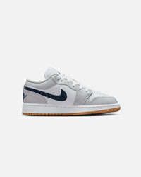 Jordan Kids' Air Jordan 1 Low (GS) White/Navy