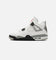 Jordan Kids' Air Jordan 4 Retro OG Remastered "White Cement" (GS) Summit White/Fire Red/Cement Grey