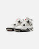 Jordan Kids' Air Jordan 4 Retro OG Remastered "White Cement" (GS) Summit White/Fire Red/Cement Grey