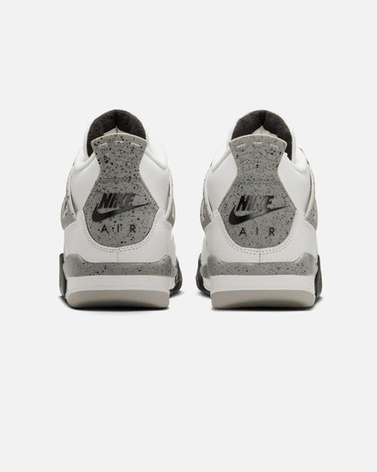 Jordan Kids' Air Jordan 4 Retro OG Remastered "White Cement" (GS) Summit White/Fire Red/Cement Grey