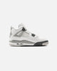 Jordan Kids' Air Jordan 4 Retro OG Remastered "White Cement" (GS) Summit White/Fire Red/Cement Grey