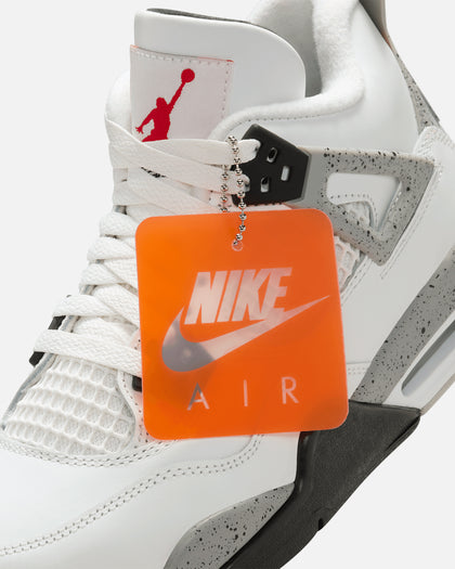 Jordan Kids' Air Jordan 4 Retro OG Remastered "White Cement" (GS) Summit White/Fire Red/Cement Grey