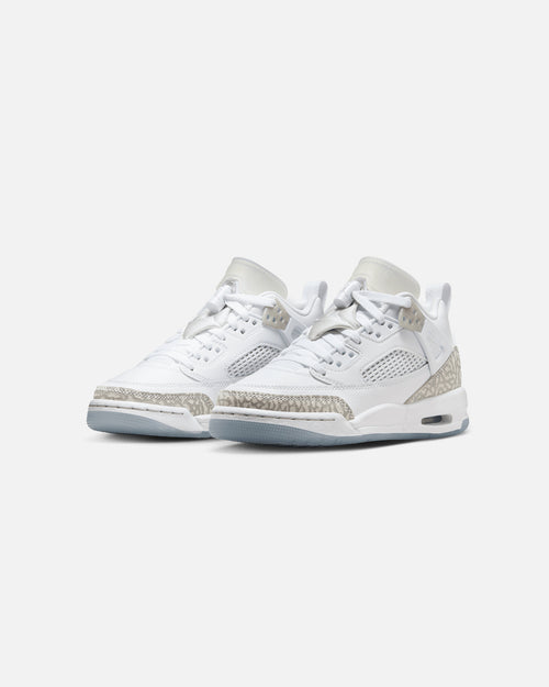 Jordan Kids' Spizike Low (GS) White/Neutral Grey-Metallic Silver
