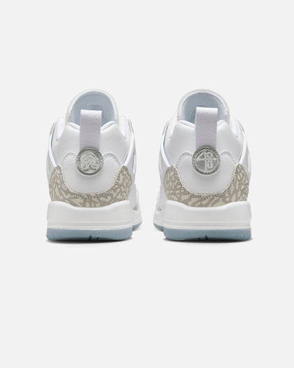 Jordan Kids' Spizike Low (GS) White/Neutral Grey-Metallic Silver