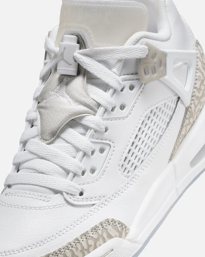 Jordan Kids' Spizike Low (GS) White/Neutral Grey-Metallic Silver