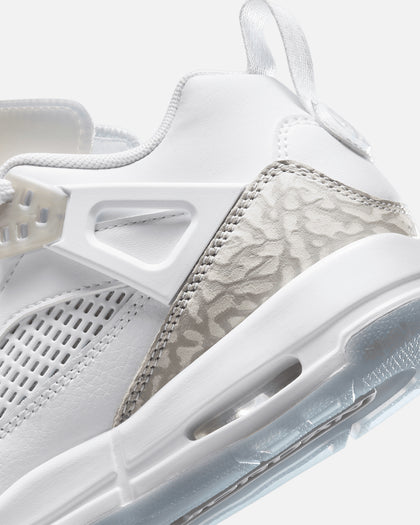 Jordan Kids' Spizike Low (GS) White/Neutral Grey-Metallic Silver