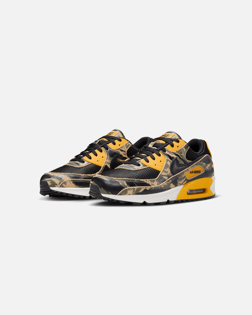 Nike Air Max 90 Premium "Camo" Black/Black-University Gold