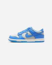 Nike Kids' Dunk Low (GS) Light Silver/Lt Photo Blue-Sail