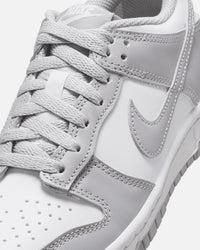 Nike Kids' Dunk Low (GS) White/Smoke Grey