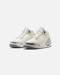 Jordan Women's Air Jordan 3 Retro "Metallic Silver" Sail/Cement Grey