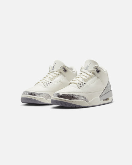 Jordan Women's Air Jordan 3 Retro "Metallic Silver" Sail/Cement Grey
