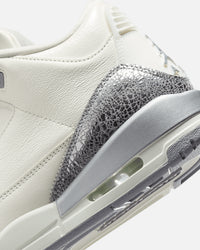 Jordan Women's Air Jordan 3 Retro "Metallic Silver" Sail/Cement Grey