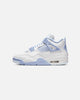 Jordan Women's Air Jordan 4 Retro "Aluminum" White/Aluminum Blue