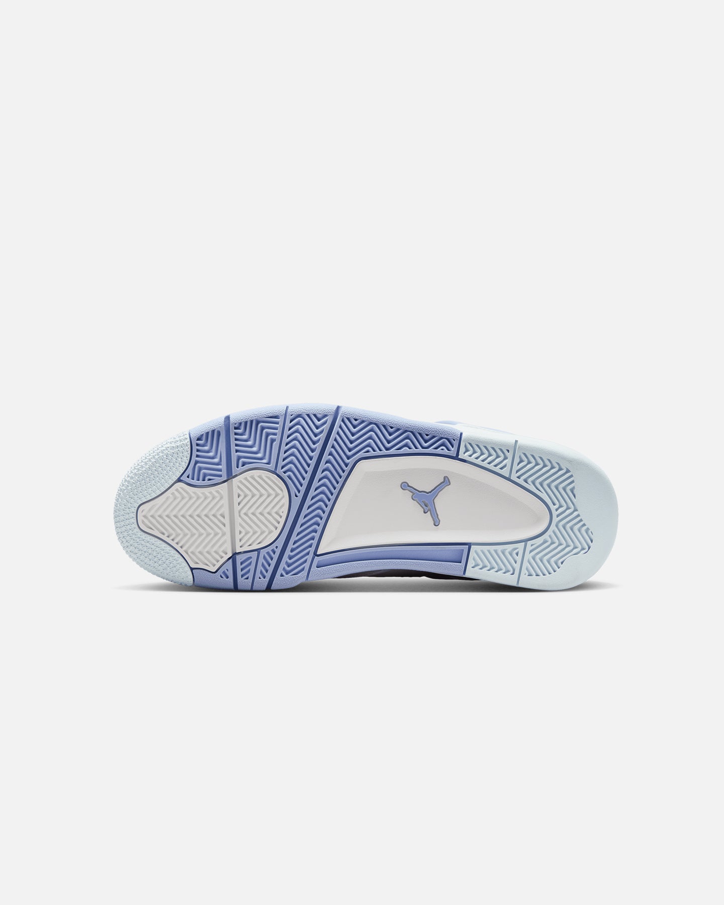 white jordans with blue bottoms