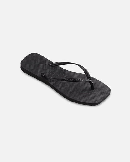 Havaianas Women's Slim Square Thongs Black