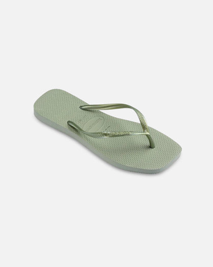 Havaianas Women's Slim Square Thongs Green
