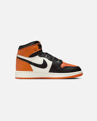 Jordan Kids' Air Jordan 1 High OG "Shattered Backboard" (GS) Black/Black-Sail-Stafish